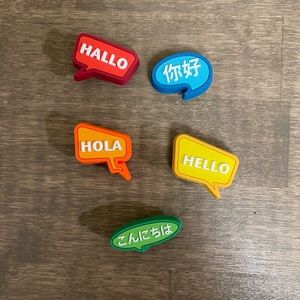 CROCS brand “HELLO” charm